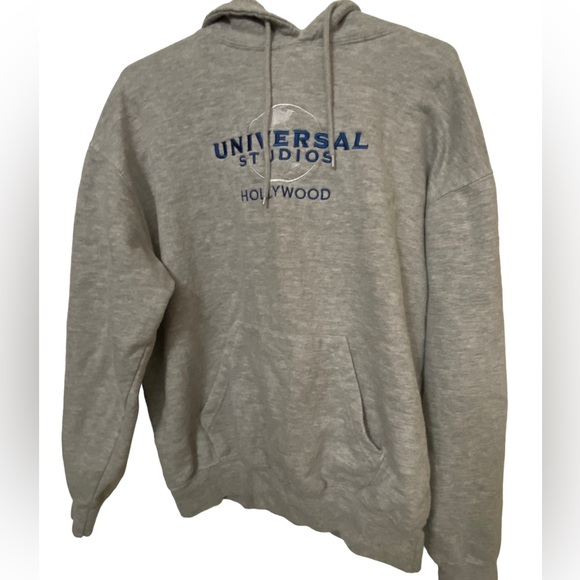 Vintage Universal Studios Amusement Park Hollywood CA Gray Men’s L Hoodie - Picture 1 of 5